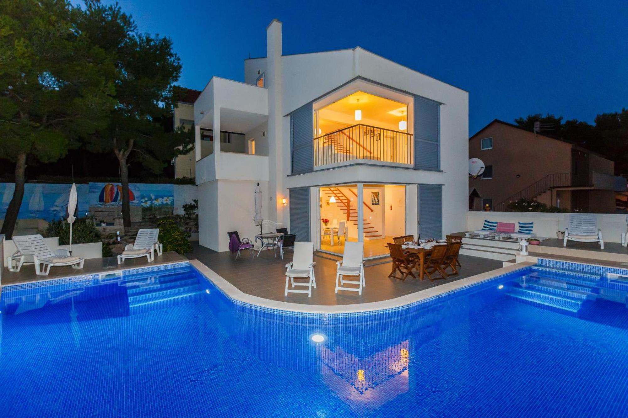 Villa Casabianca Milna  Bagian luar foto