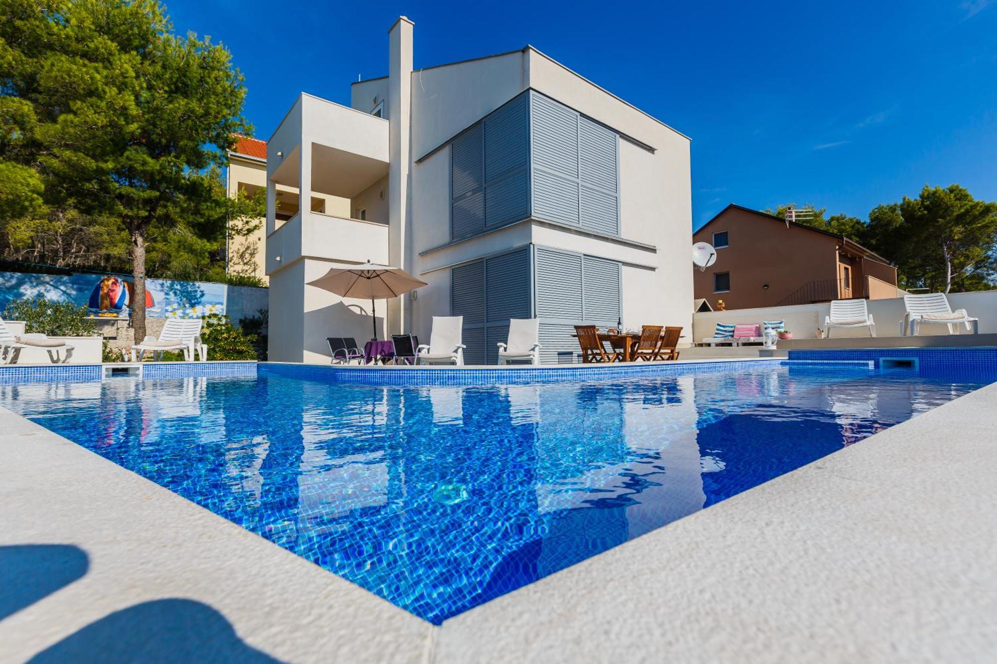 Villa Casabianca Milna  Bagian luar foto